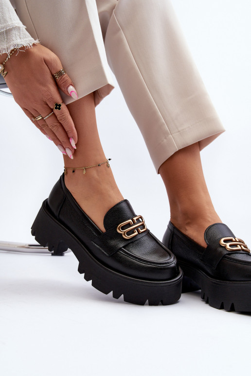 Zazoo 20164   Mokasīni  melnas krāsas