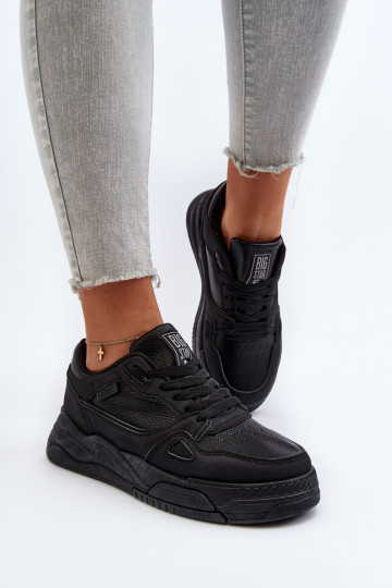 Sneakers modeļa apavi Big Star melnas krāsas