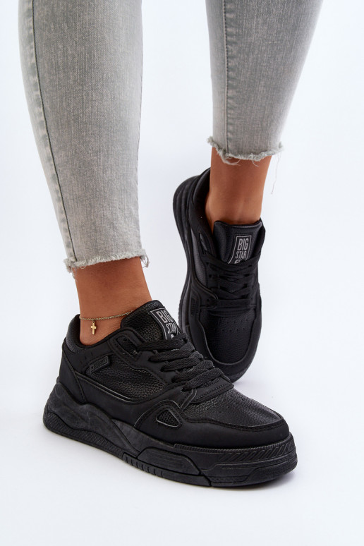 Sneakers modeļa apavi Big Star melnas krāsas