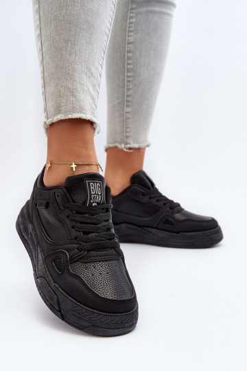   Sneakers modeļa apavi Big Star NN274666 melnas krāsas 2