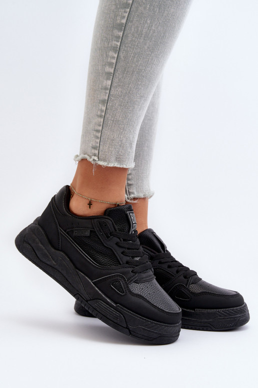 Sneakers modeļa apavi Big Star melnas krāsas