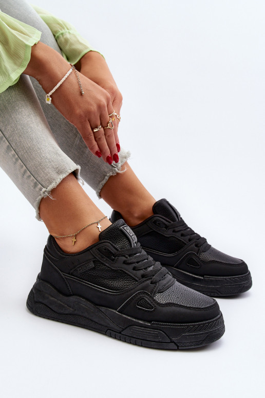   Sneakers modeļa apavi Big Star NN274666 melnas krāsas