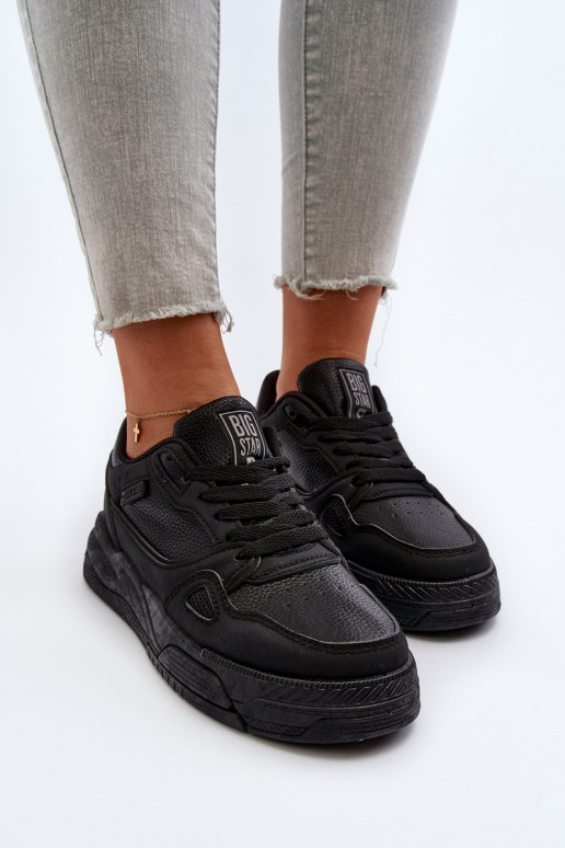 Sneakers modeļa apavi Big Star melnas krāsas