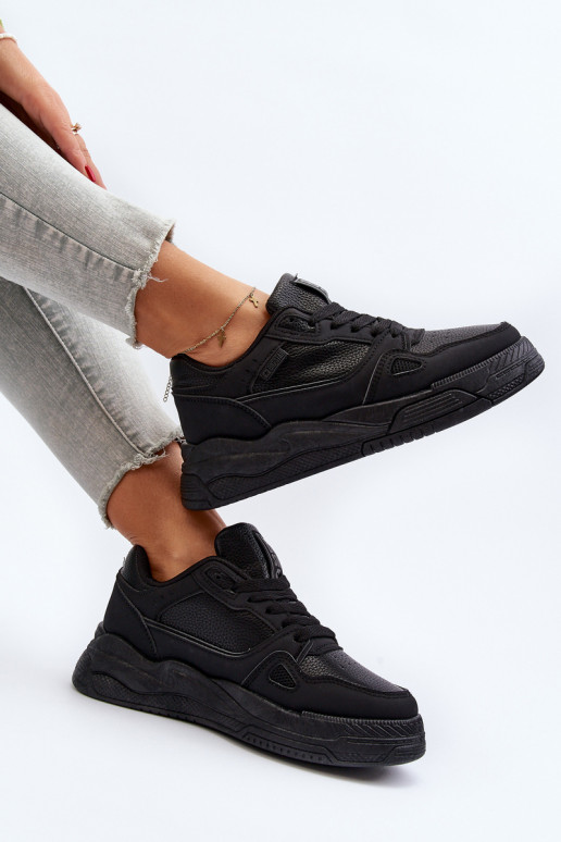   Sneakers modeļa apavi Big Star NN274666 melnas krāsas