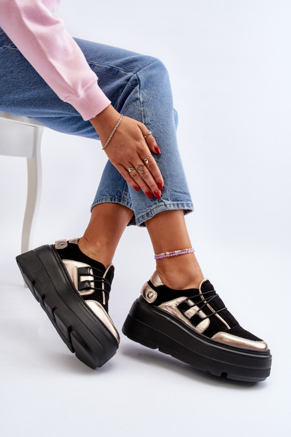 Zazoo 1833 Sneakers modeļa apavi      melnas krāsas