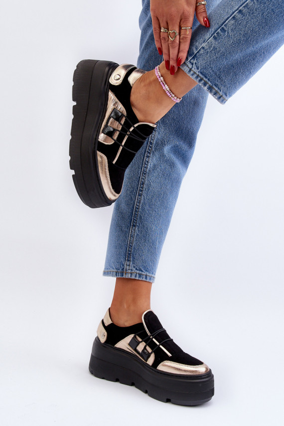 Zazoo Sneakers modeļa apavi melnas krāsas