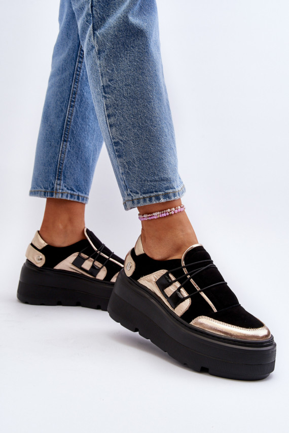 Zazoo Sneakers modeļa apavi melnas krāsas