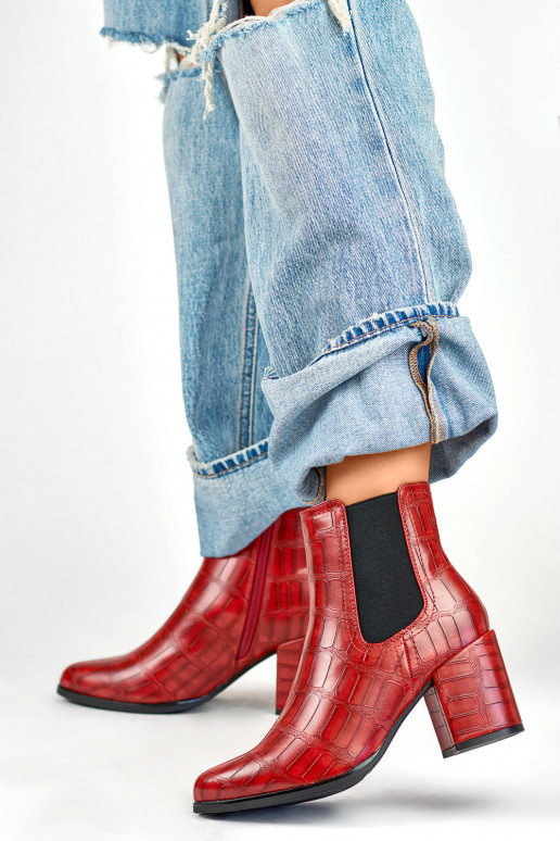 Sarkani eko ādas apavi Blaise