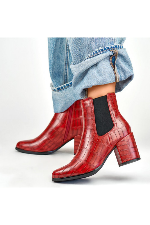 Sarkani eko ādas apavi Blaise