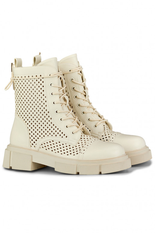 Sieviešu ažūra bēšas krāsas mežģīņu...