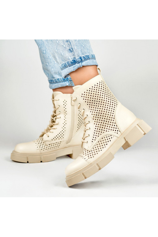 Sieviešu ažūra bēšas krāsas mežģīņu...