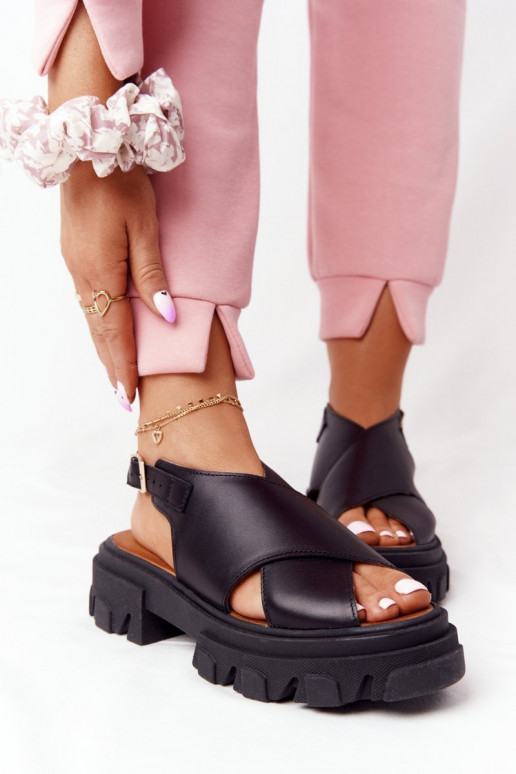 Sieviešu basenes ar platformu melnas...