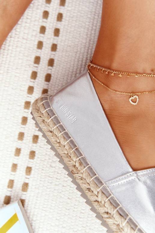 Espadrilles  Big Star HH274504 Sudraba krāsas