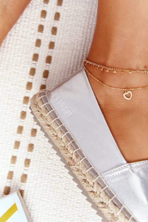 Espadrilles  Big Star HH274504 Sudraba krāsas