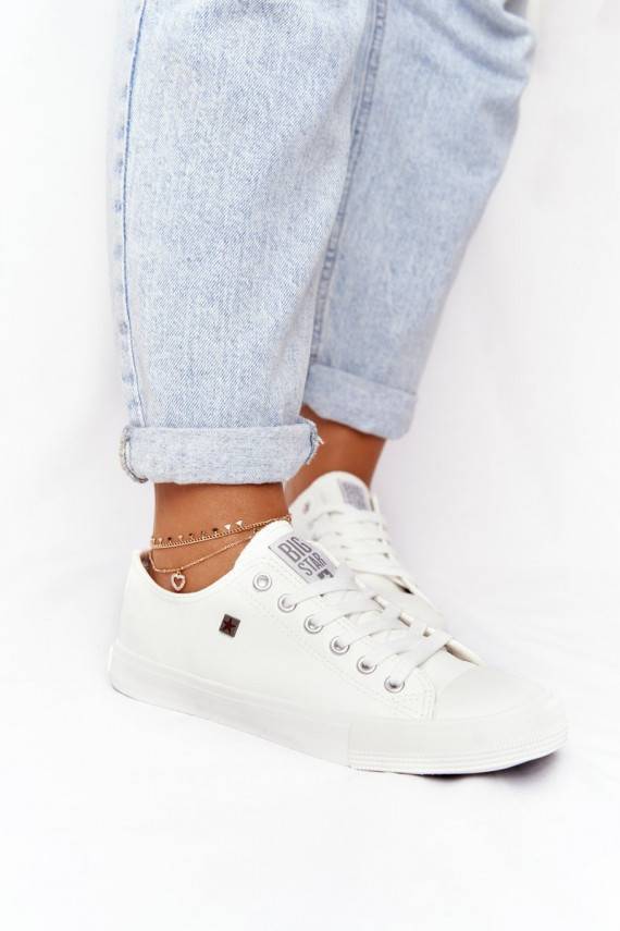   Dabīgas ādas brīvā laika apavi Big Star baltas krāsas V274869