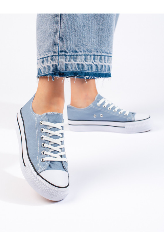 gaiši zilas krāsas   Sieviešu zābaki 