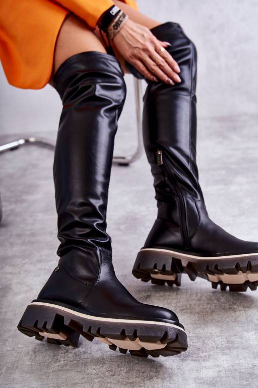 garie zābaki  GOE KK2N4024 melnas krāsas   garie zābaki  GOE KK2N4024 melnas krāsas