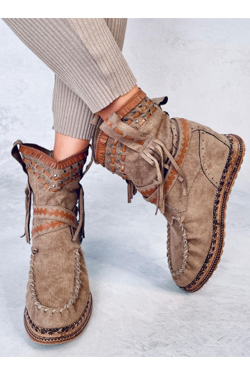 Sieviešu puszābaki  LOTZ Haki krāsas 2