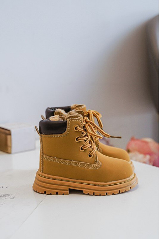 Bērnu apavi apavi ar rāvējslēdzējiem brūnas krāsas Bansi