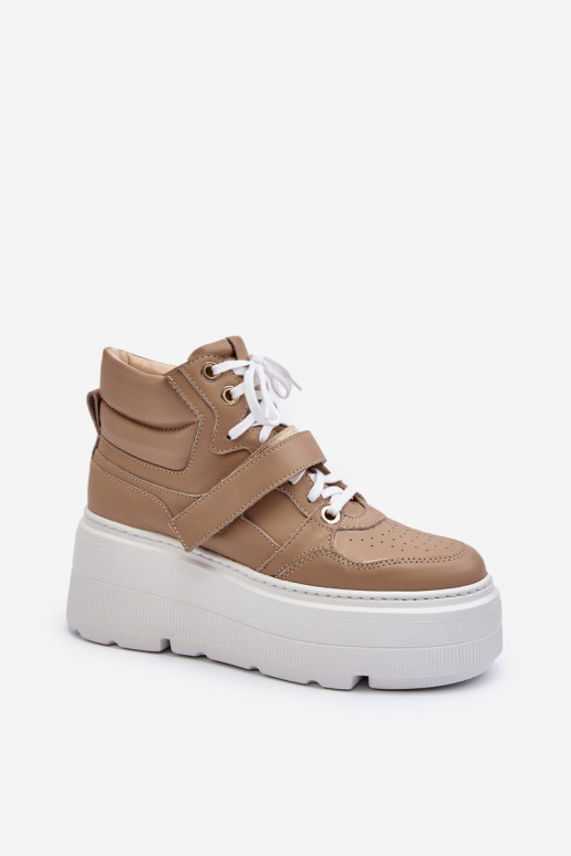 Zazoo Sneakers modeļa apavi smilšu krāsas