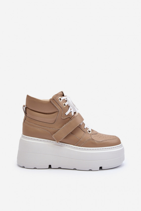 Zazoo Sneakers modeļa apavi smilšu krāsas
