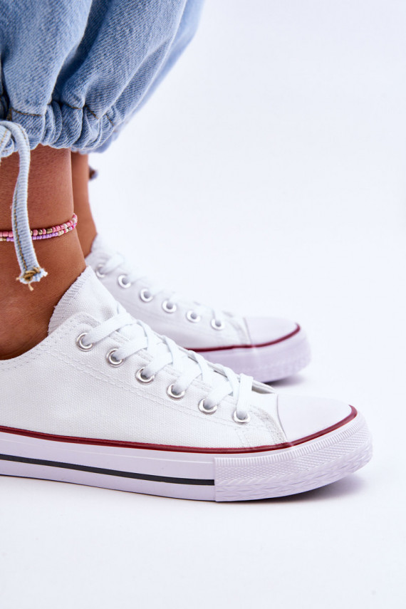 Sieviešu klasiskā stila sporta apavi baltas krāsas Vegas