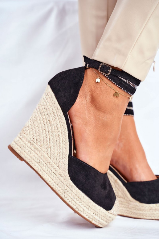 Sandales espadrilas DEBEVE BLACK