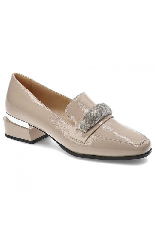 Lakoti mokasīni ar cirkona detaļām...