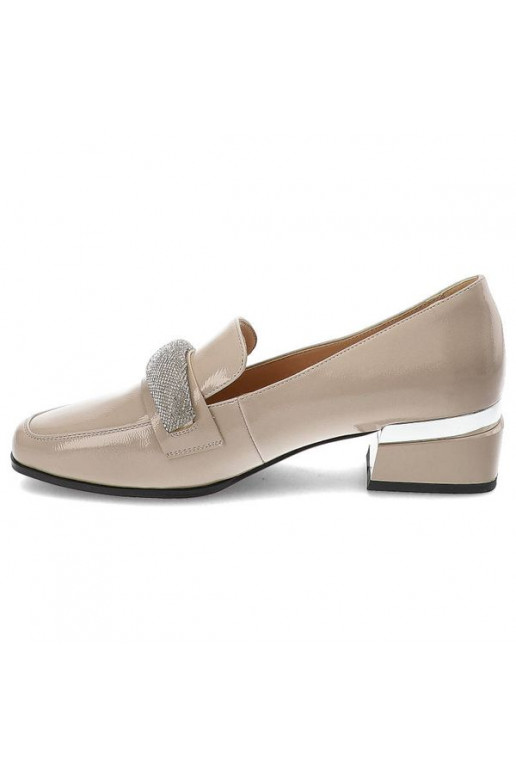 Lakoti mokasīni ar cirkona detaļām...