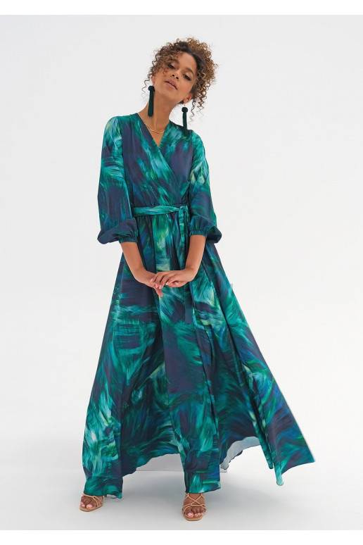 Midi kleita Ombre Green Midi kleita Ombre Green