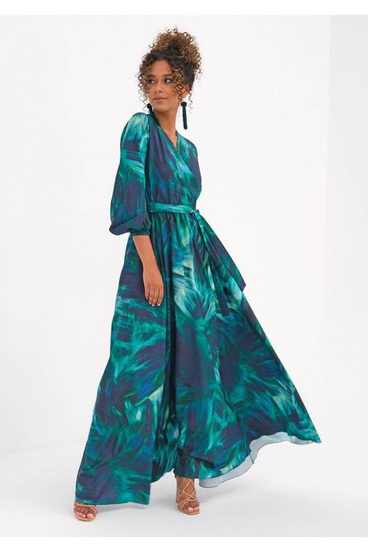 Midi kleita Ombre Green Midi kleita Ombre Green