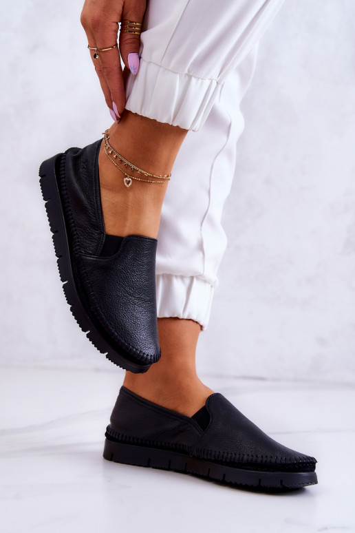 Slip-on modeļa puszābaki melnas krāsas