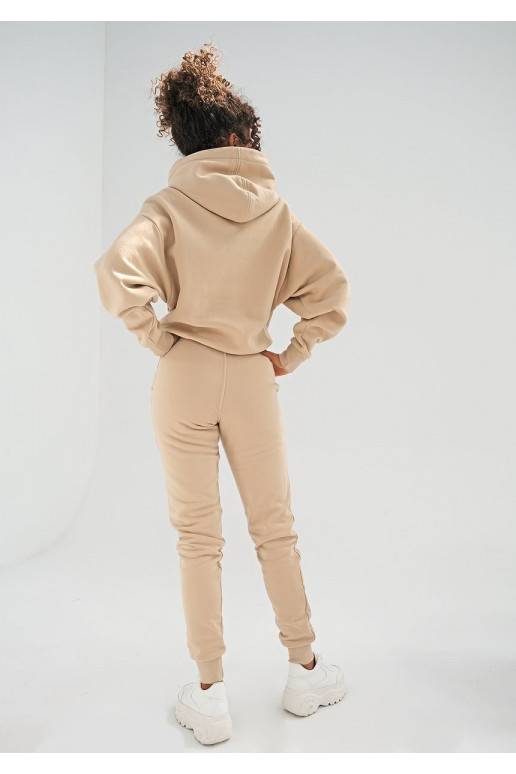 Beige velvet džemperis Beige velvet džemperis