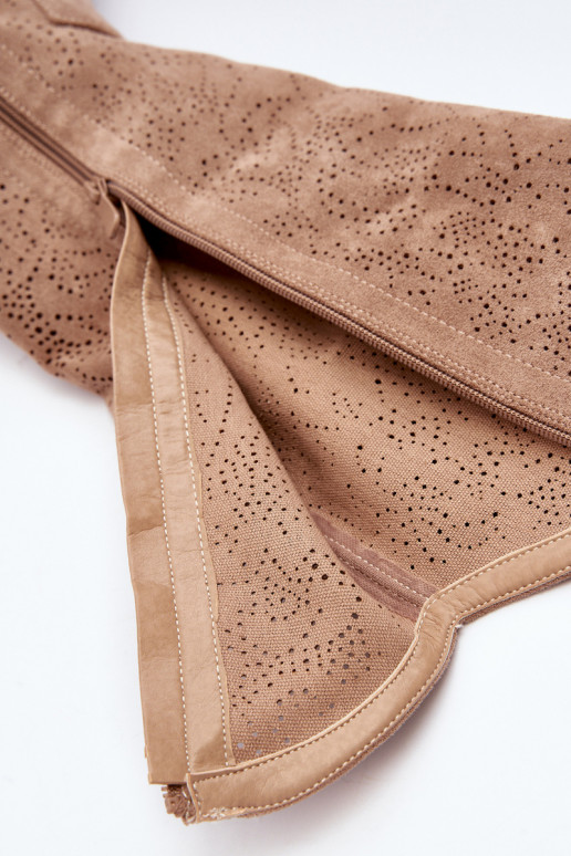 S.Barski HY66-132 sieviešu garie zābaki  smilšu krāsas