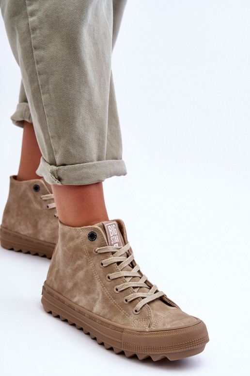 sieviešu puszābaki Big Star  siltināti smilšu krāsas GG274071