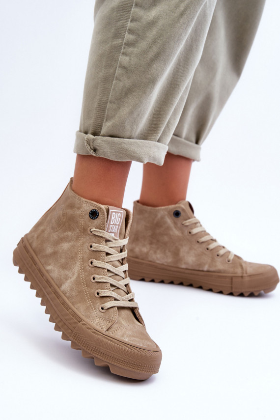 sieviešu puszābaki Big Star  siltināti smilšu krāsas GG274071