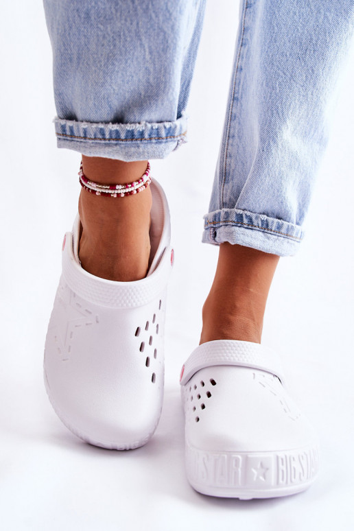 Vieglas čības  Big Star II275003 baltas krāsas   Vieglas čības  Big Star II275003 baltas krāsas