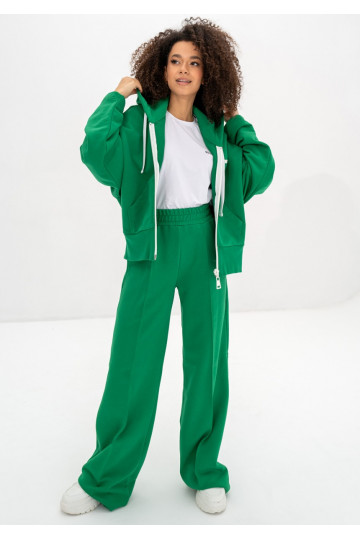 Costa - Kelly green wide sweatpants 2
