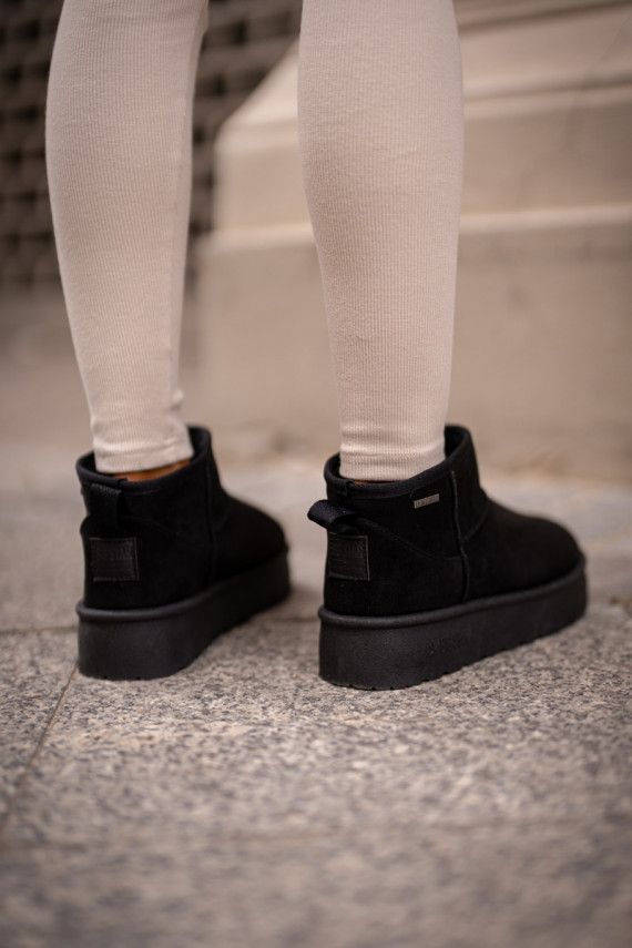 Zems sniega apavi ar platformu Big Star OO274A099 melnas krāsas