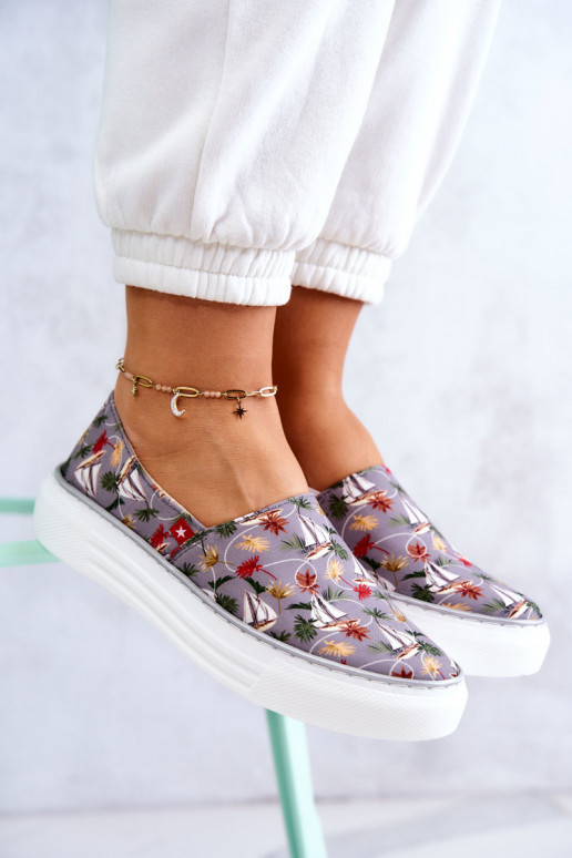 Sievišķīgs Sporta apavi Slip On Memory Foam Big Star JJ276015 Pelēkas krāsas