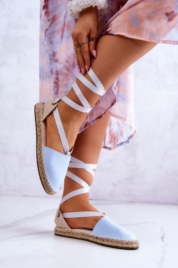 Sievišķīgs Šņorējamas espadrilles Big Star JJ274863 Zilas krāsas