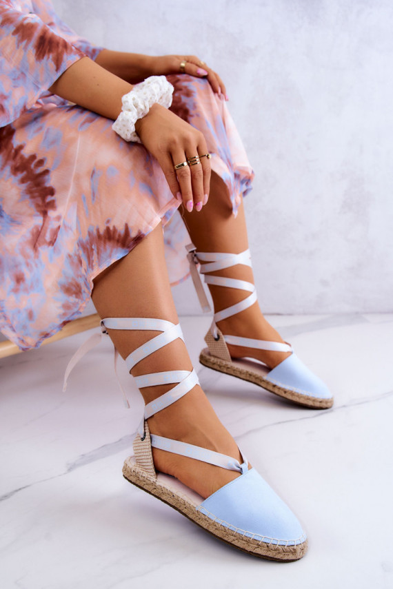 Sievišķīgs Šņorējamas espadrilles Big Star JJ274863 Zilas krāsas