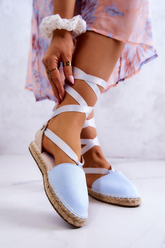 Sievišķīgs Šņorējamas espadrilles Big Star JJ274863 Zilas krāsas