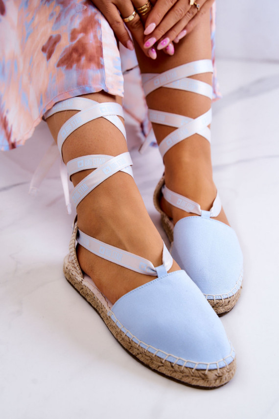 Sievišķīgs Šņorējamas espadrilles Big Star JJ274863 Zilas krāsas