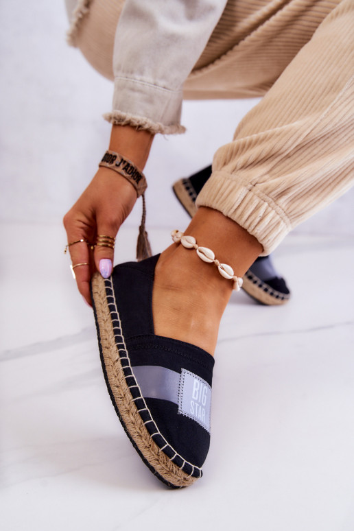 Espadrilles Big Star JJ274963 melnas krāsas