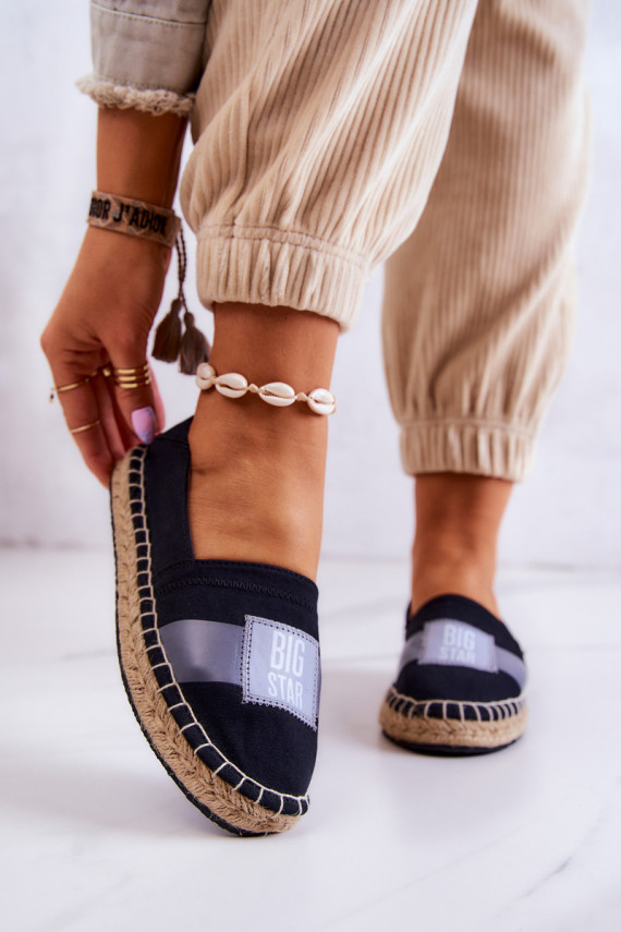 Espadrilles Big Star JJ274963 melnas krāsas
