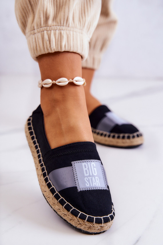 Espadrilles Big Star JJ274963 melnas krāsas