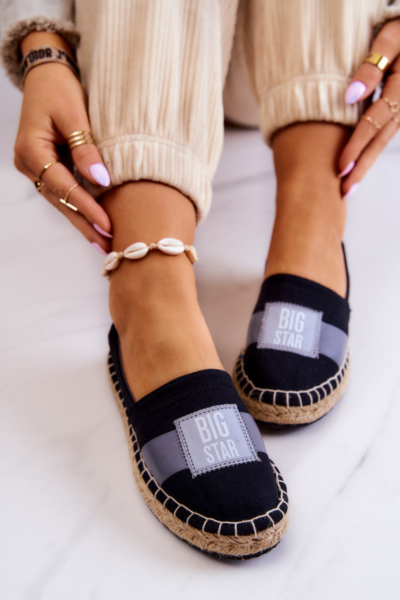 Espadrilles Big Star JJ274963 melnas krāsas