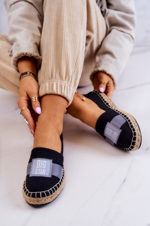 Espadrilles Big Star JJ274963 melnas krāsas