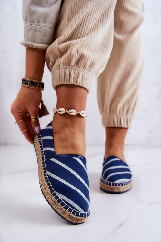 Sievišķīgs Klasiska modeļa espadrilles Big Star JJ274960 tumši zilas krāsas